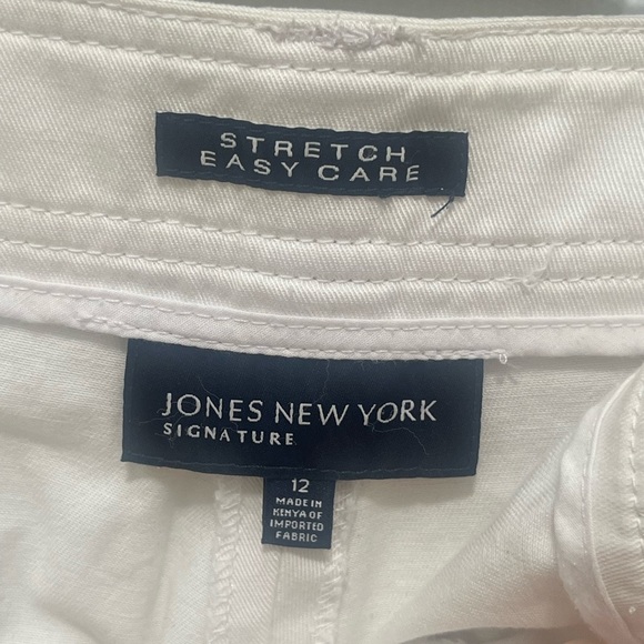 Jones New York shorts white stretch 12 - Picture 9 of 11